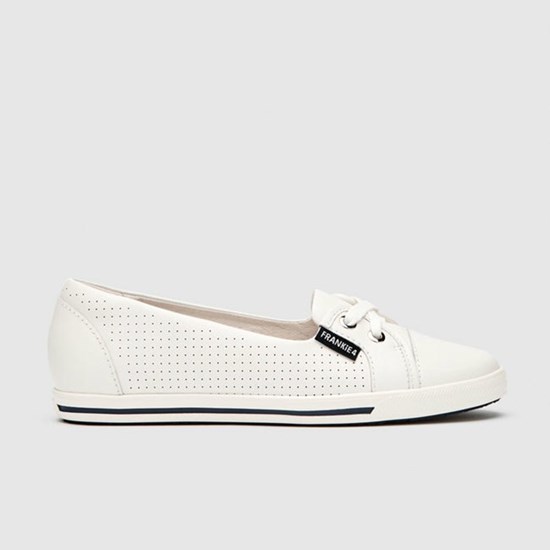 Frankie4 HANNAH II Women's Flats White | NIB327548