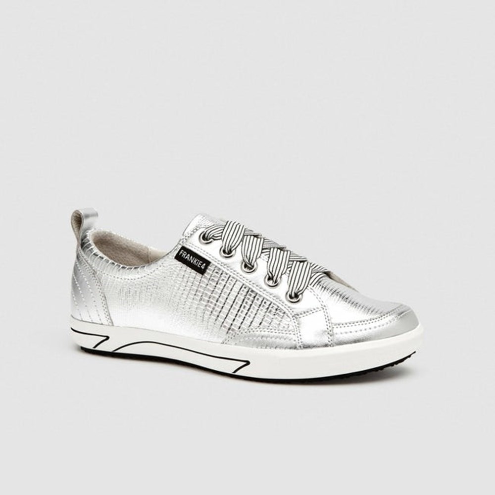 Frankie4 ELLiE IV Women's Sneakers Silver | MVF546290