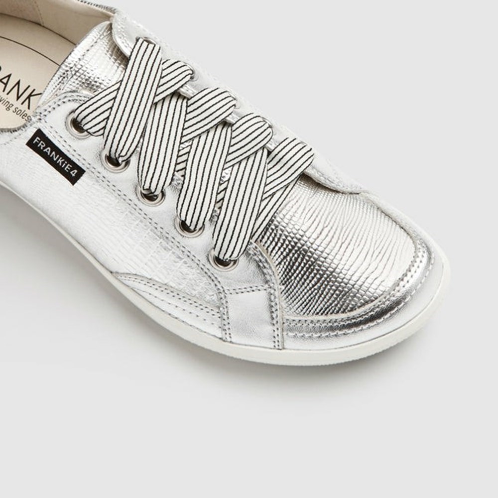 Frankie4 ELLiE IV Women's Sneakers Silver | MVF546290