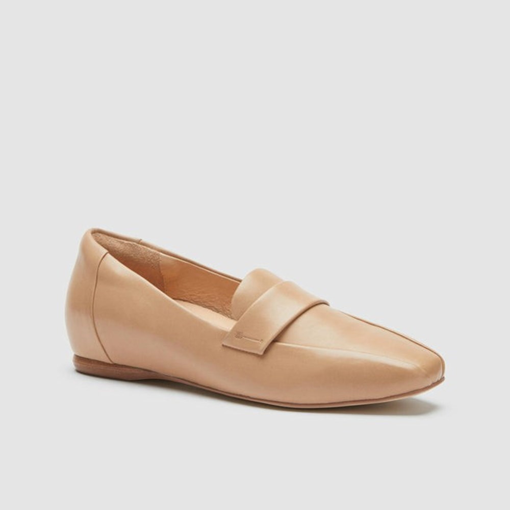 Frankie4 LUCKY Wheat Women's Flats Brown | LVW732804