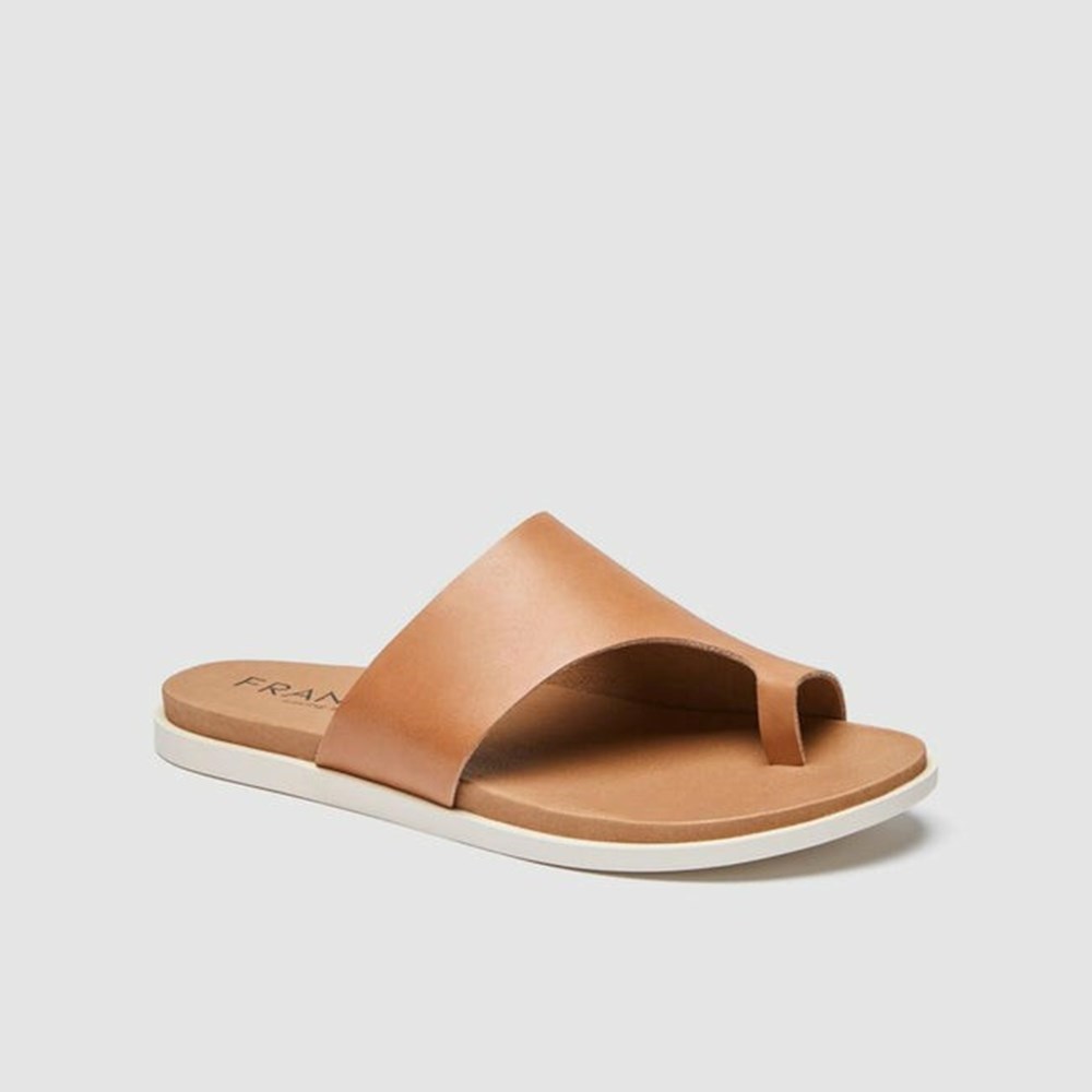 Frankie4 LiLLi II Women's Slides & Sandals Nutmeg | RCA762598