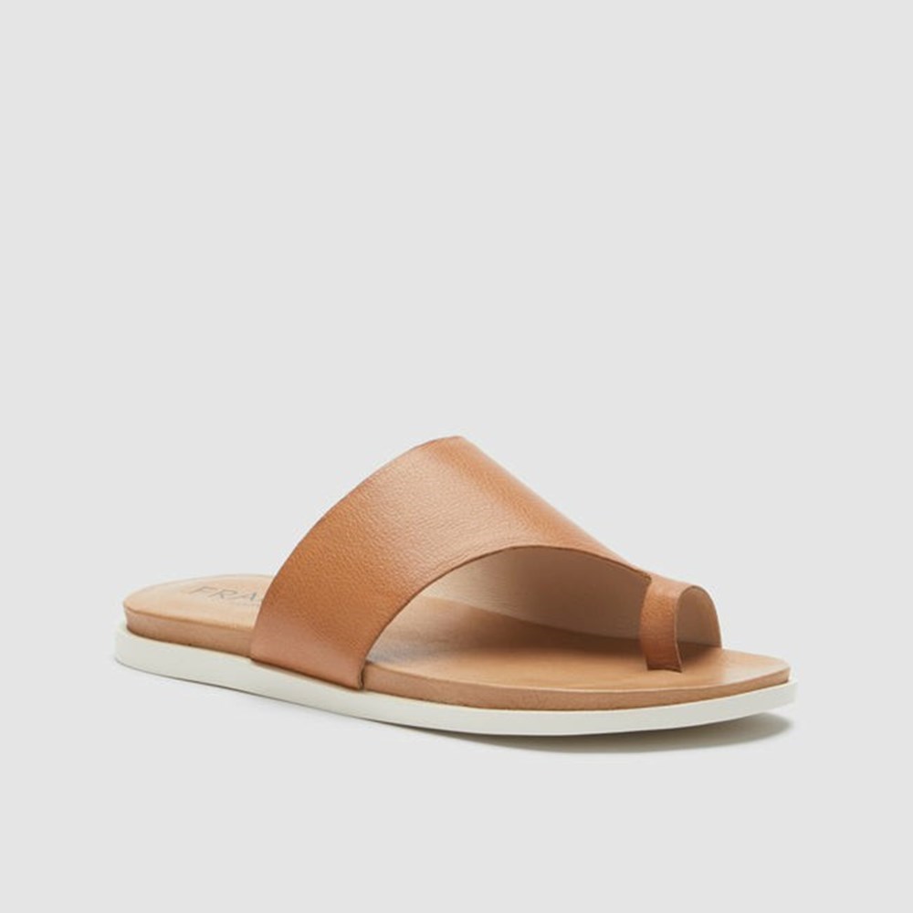 Frankie4 LiLLi Women's Slides & Sandals Tan | LPM154967