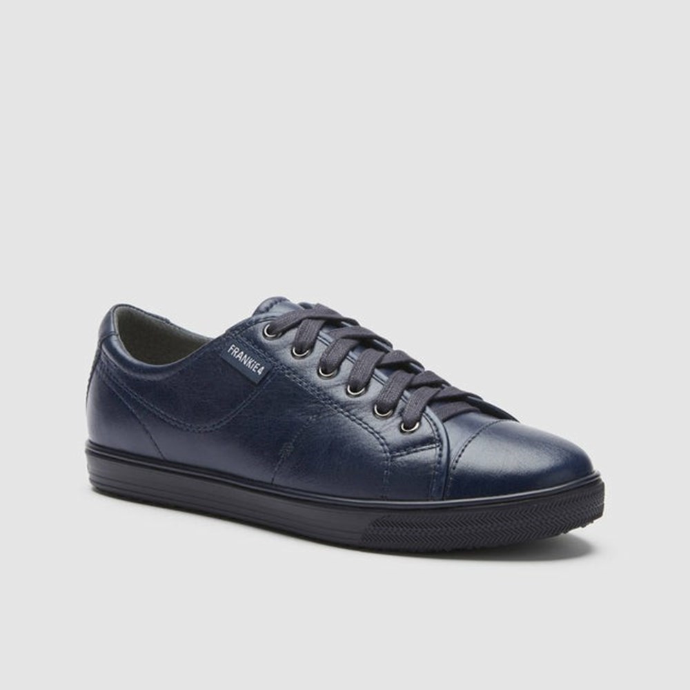 Frankie4 NAT II Women's Sneakers Navy | XVT740281